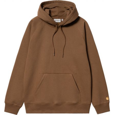 Mikina Carhartt Wip Hooded Chase - Hnědá - M