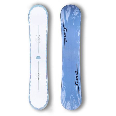 Snowboard Sims Fluid Wms - Bílá - 142