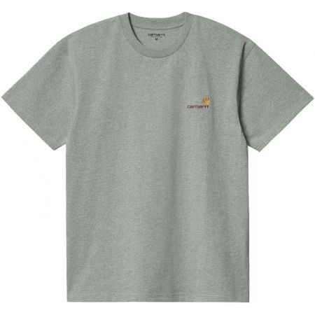 Triko Carhartt Wip American Script S/S - Šedá - Xxl