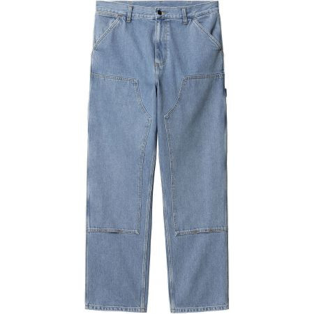 Kalhoty Carhartt Wip Double Knee - Modrá - 33/32