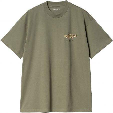 Triko Carhartt Wip Fish S/S - Zelená - M