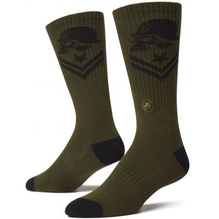 Ponožky Metal Mulisha Troops - Zelená - Univerzální