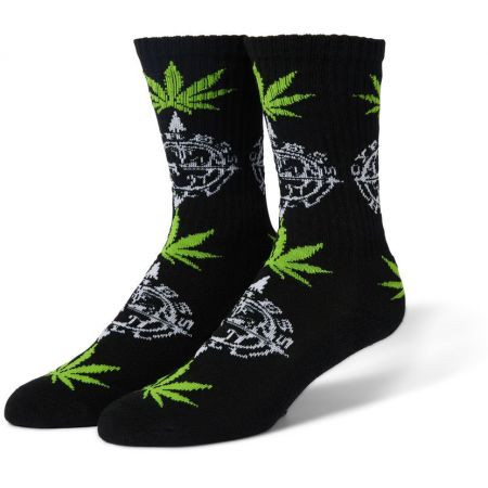 Ponožky Huf X Cypress Hill Compass Plant - Černá - Univerzální