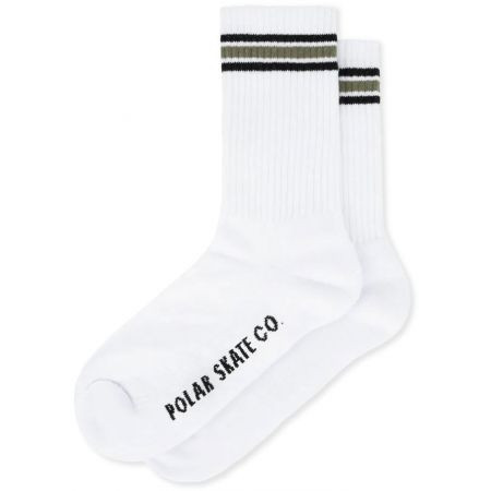 Ponožky Polar Rib Stripe - Bílá - 39/42