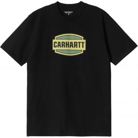 Triko Carhartt Wip Press Script S/S - Černá - S