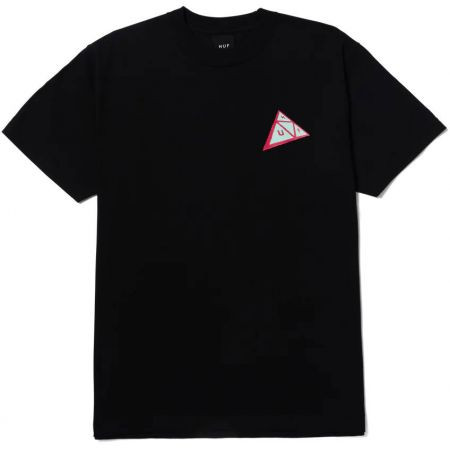 Triko Huf Skewed Triple Triangle - Černá - L