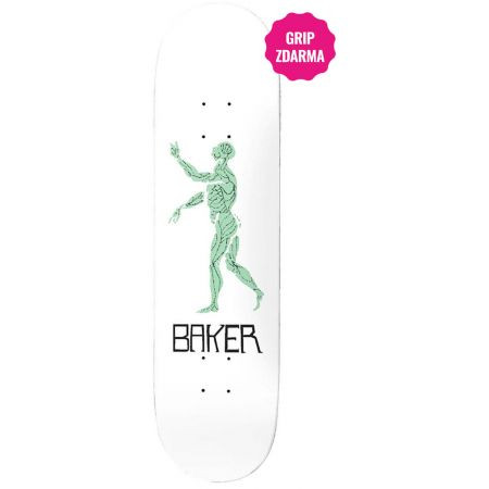 Sk8 Deska Baker Tp Figure - Bílá - 8.38