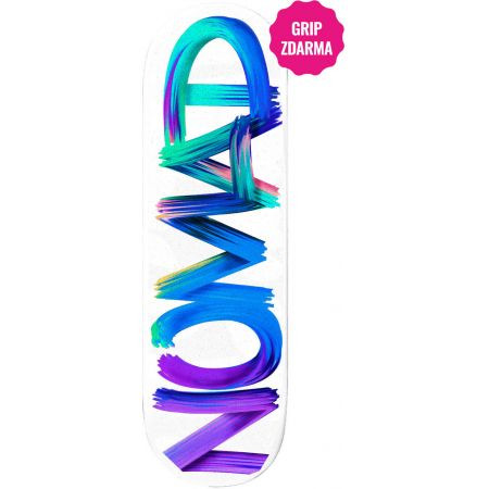 Sk8 Deska Nomad Splash White - Bílá - 8.0