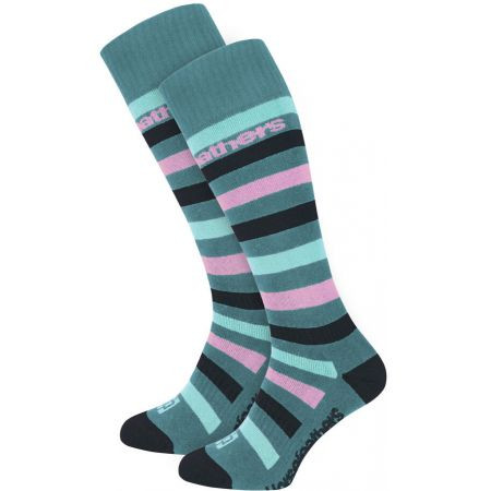 Ponožky Snb Horsefeathers Strid Wms - Zelená - 5/7