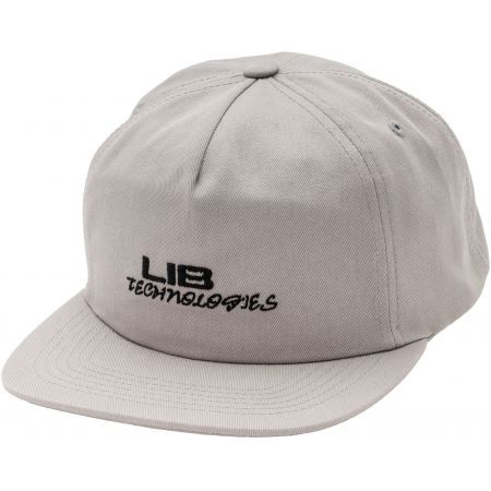 Kšiltovka Lib Tech Lib Logo 5 Panel - Šedá - Univerzální
