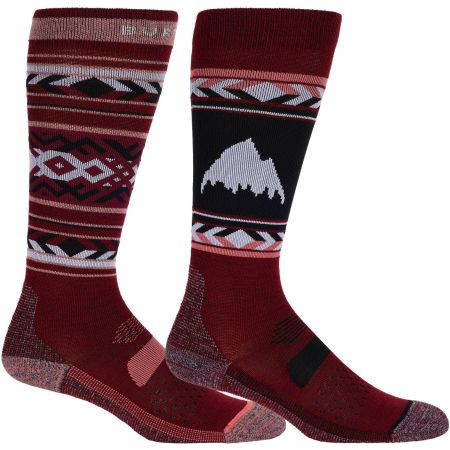 Ponožky Snb Burton Performance Lightweig - Vínová - M/L