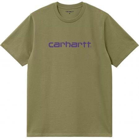 Triko Carhartt Wip Script S/S - Zelená - L
