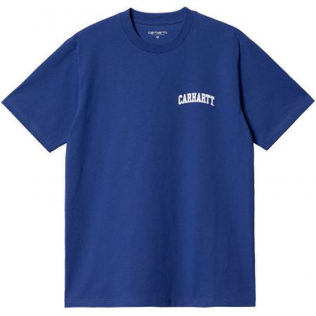 Triko Carhartt Wip University Script S/S - Modrá - Xxl