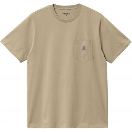 Triko Carhartt Wip Pocket S/S - Béžová - Xxl