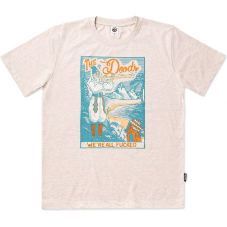 Triko The Dudes All Fucked - Béžová - L