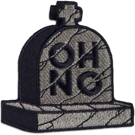 Nášivka The Dudes Oh No Patch - Šedá - Univerzální