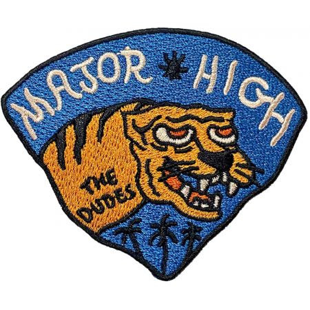 Nášivka The Dudes Major High Patch - Modrá - Univerzální