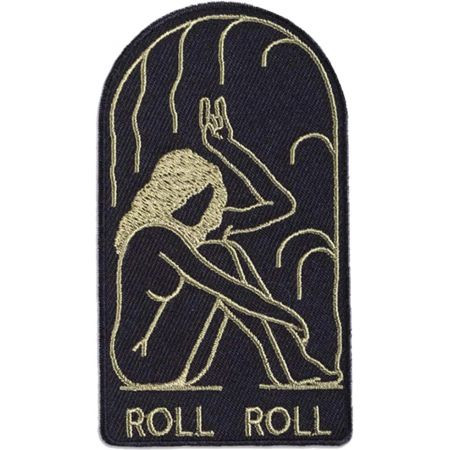 Nášivka The Dudes Roll Roll Patch - Černá - Univerzální