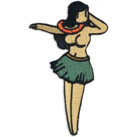 Nášivka The Dudes Girl Patch - Béžová - Univerzální