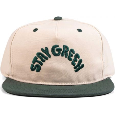 Kšiltovka The Dudes Stay Green Unstructu - Béžová - Univerzální