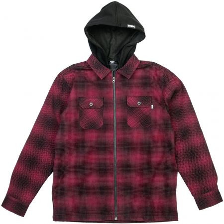 Bunda Dgk Mood Flannel Shacket - Vínová - L