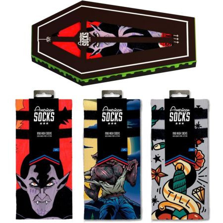 Ponožky American Socks Coffin - Giftbox - Černá - L/Xl