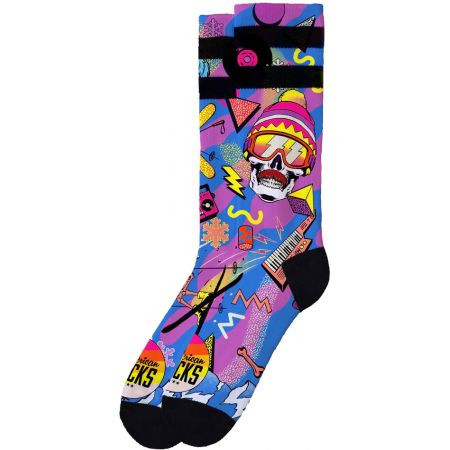 Ponožky American Socks Retro Blizzard - Fialová - L/Xl