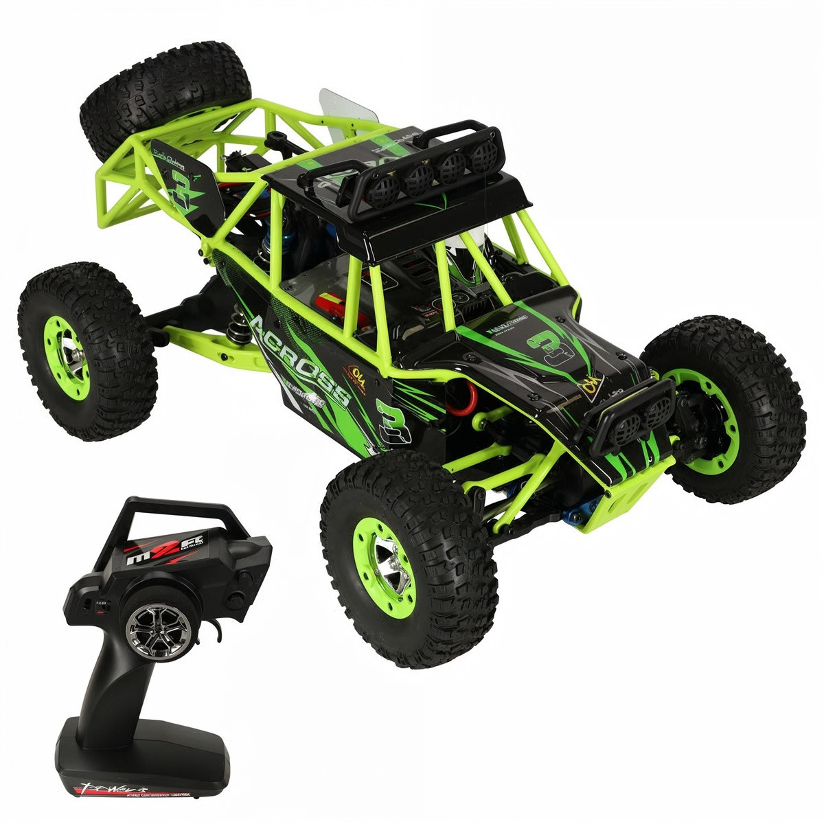 AERIUM RC auto ACROSS BUGGY 4WD 1:12 zelená