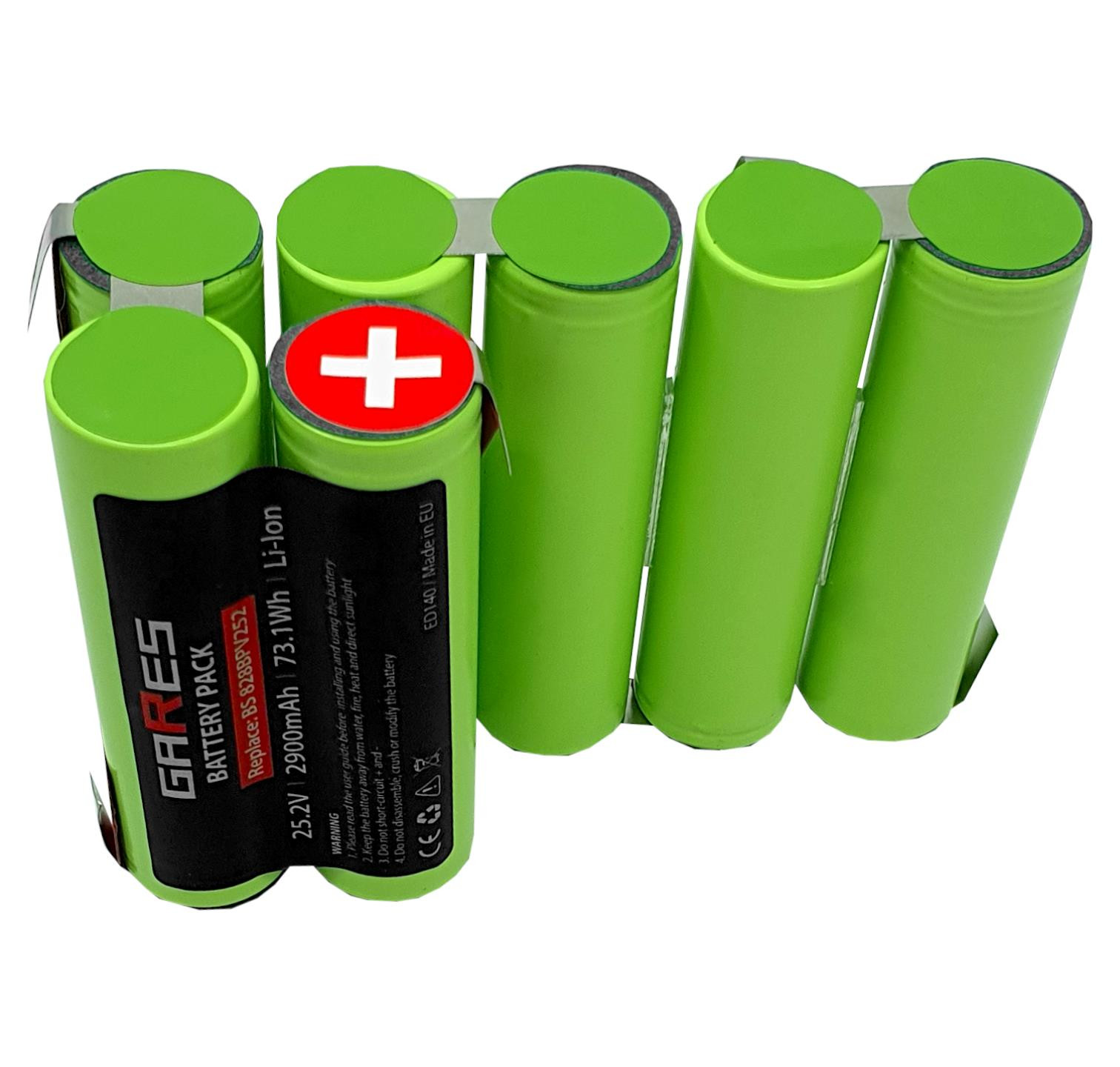 Akumulátor do vysavače Bosch Flexxo, baterie 25.2V 2.9Ah 828BPV252