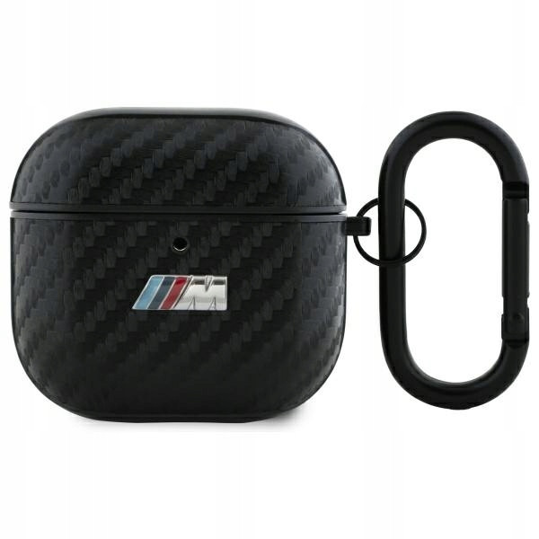 Bmw BMA4CMPUCA kryt AirPods 4 černo/černý Pu Carbon M Collecti