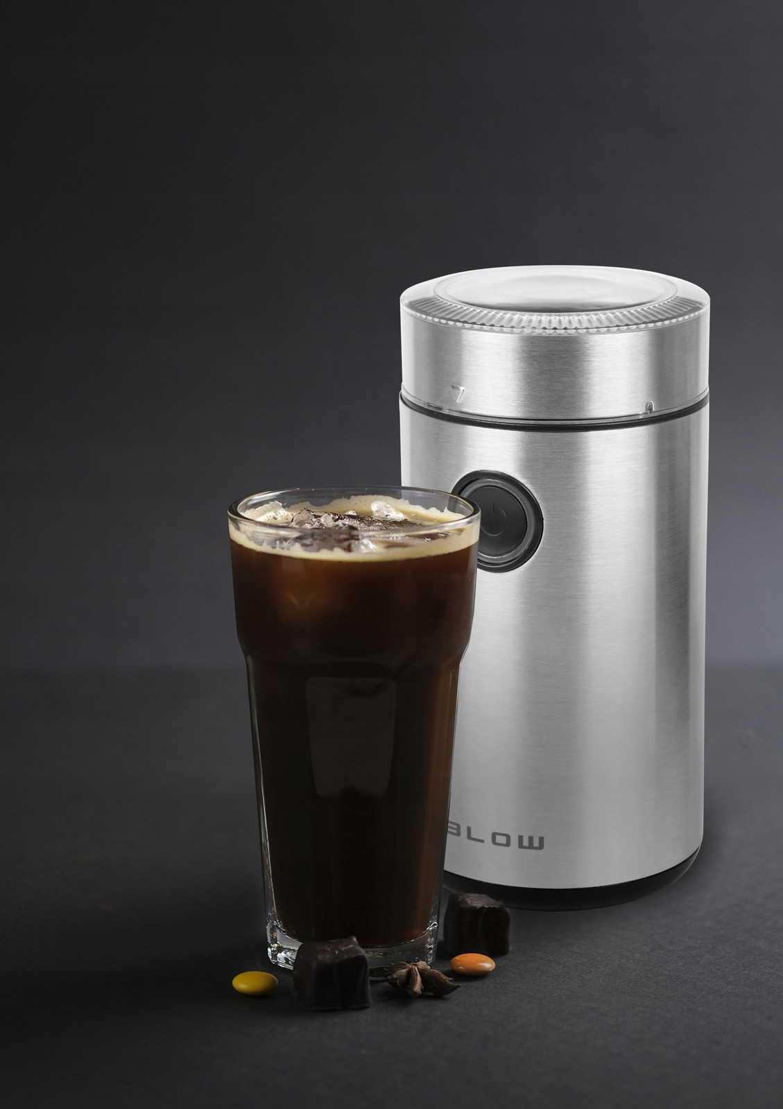 Silný Elektrický Mlýnek Grinder Na Mletí Kávy Ořechů Obilniny Cukru 200W