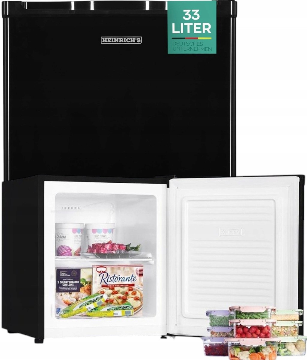 Mrazák mraznička volně stojící Heinrich's Hgb 5088 černá