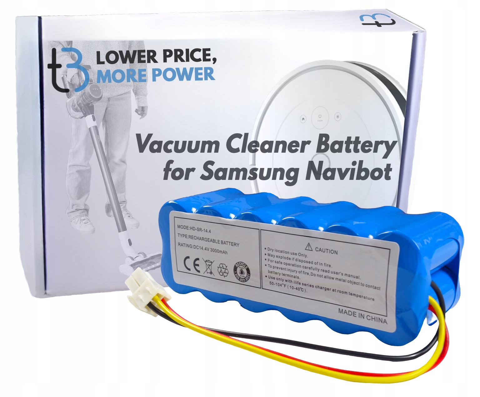 Baterie Akumulátor do vysavače Samsung Navibot SR8845 14,4V 3000 mAh