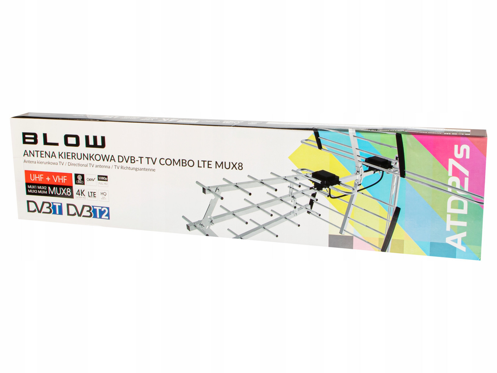 Pozemní Tv Směrová Anténa Combo DVB-T2 Lte Full Hd Ultra Hd 4K DVB-T2