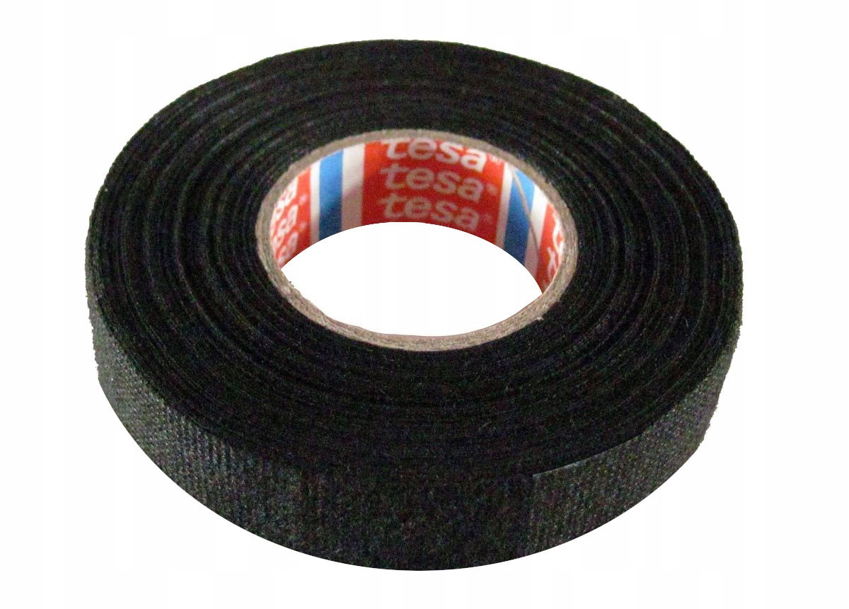 Izolační Páska Tesa Silná Odolná Hrubě Tkaná Látková Černá 15m