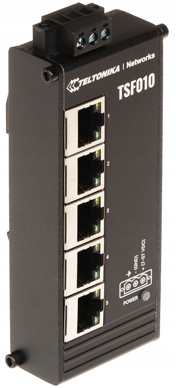 Průmyslový Switch TSF010 5-PORTOVÝ Teltonika
