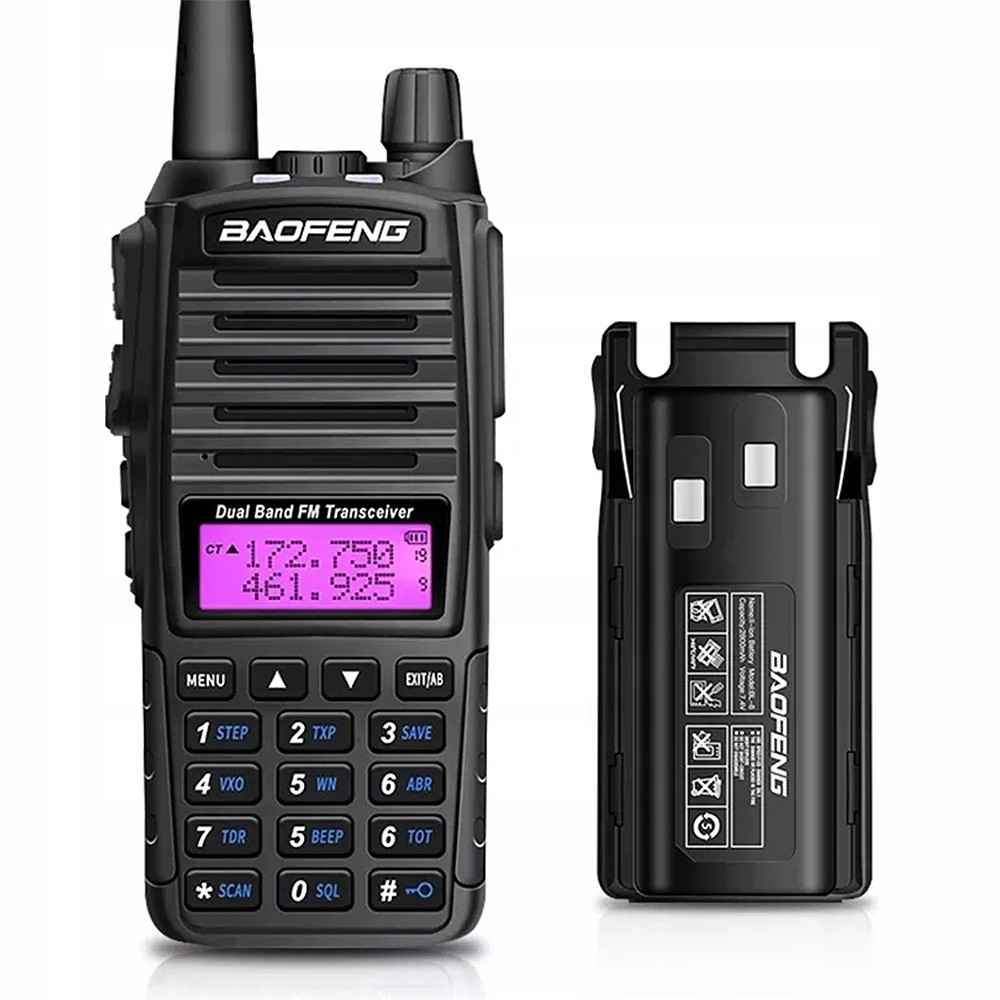 4x Vysílačka Silná Walkie Talkie Baofeng UV-82 5W Pmr Radiotelefon