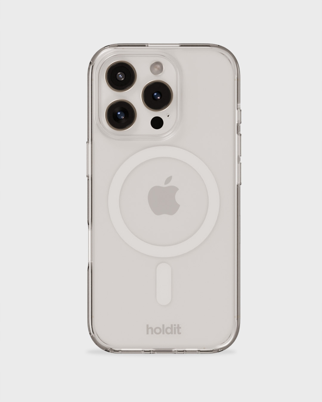 Průhledné pouzdro Holdit s MagSafe pro iPhone 16 pro max