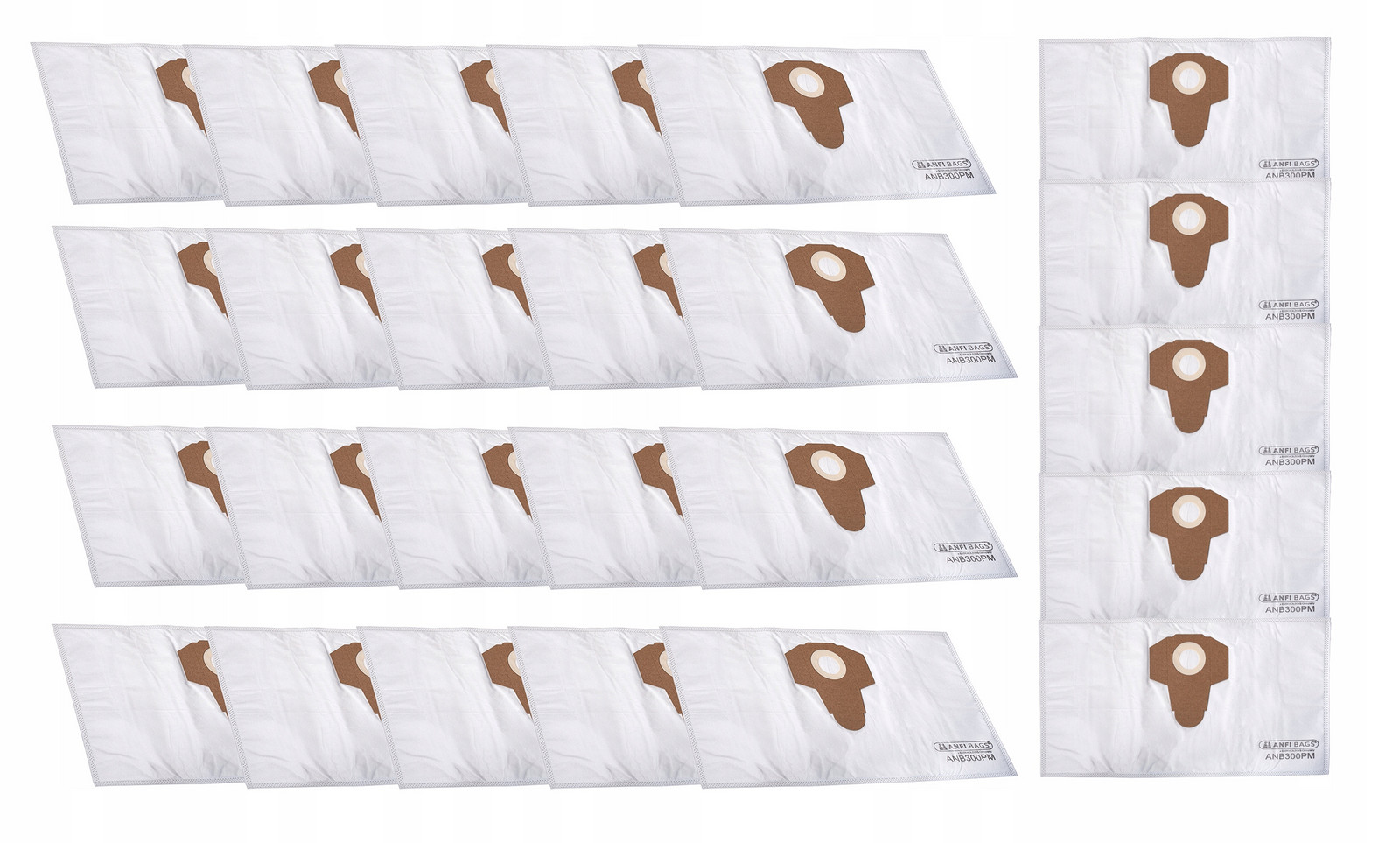 25X Sáčky Do Vysavače Náhradní Pro Parkside Pnts 1250 1300 Pwd Pws A1 B2