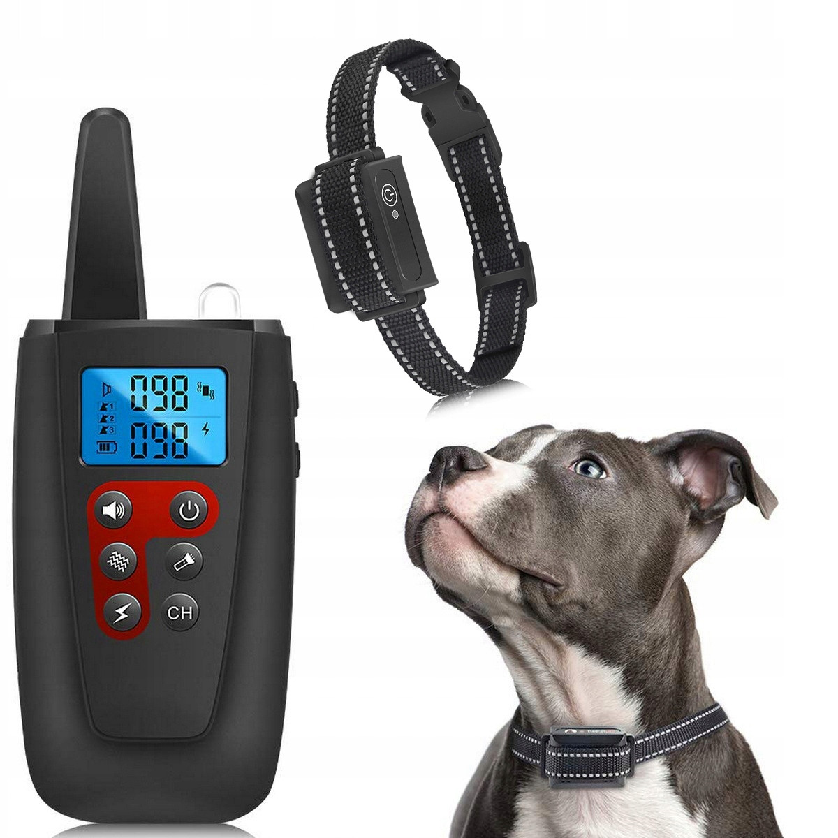 Elektrický Protištěkací Obojek Elektrický Obojek Pro Psa (tréninkový)