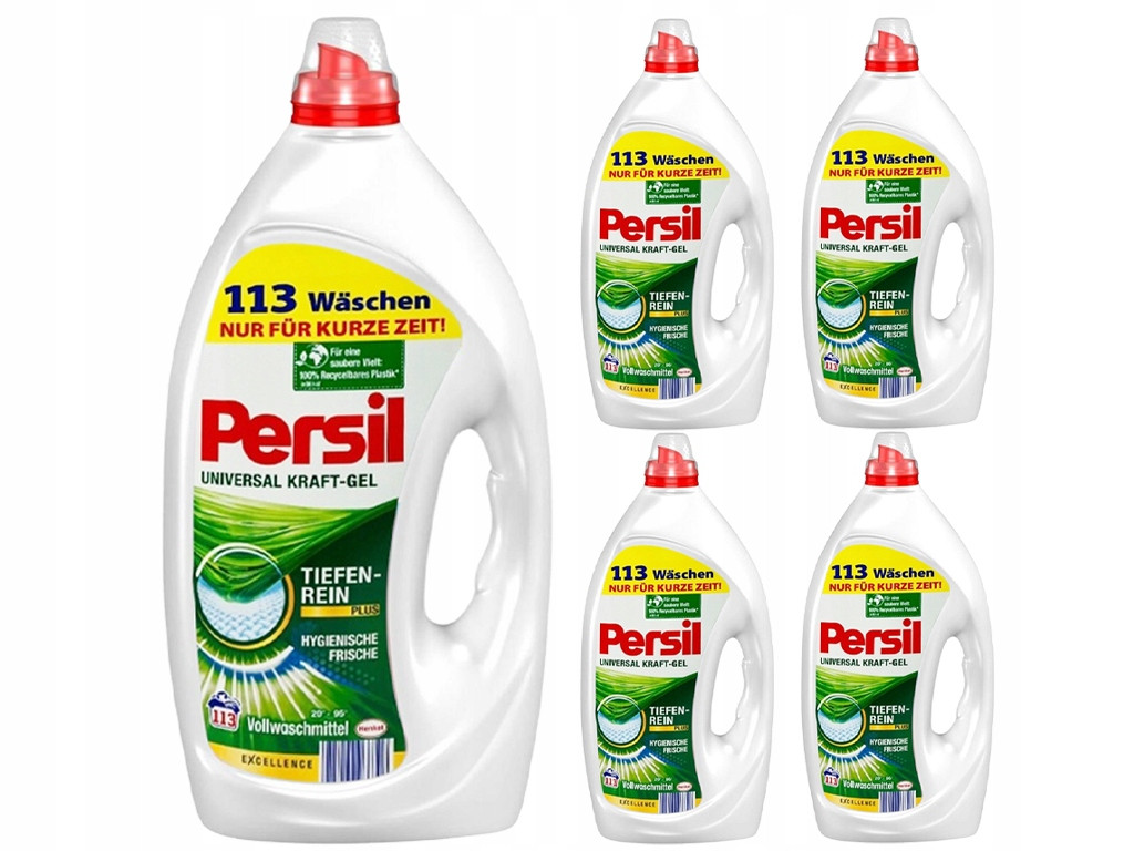 2x Gel Na Bílé Barevné Prádlo Univerzální Persil 5,65L 113 Praní De