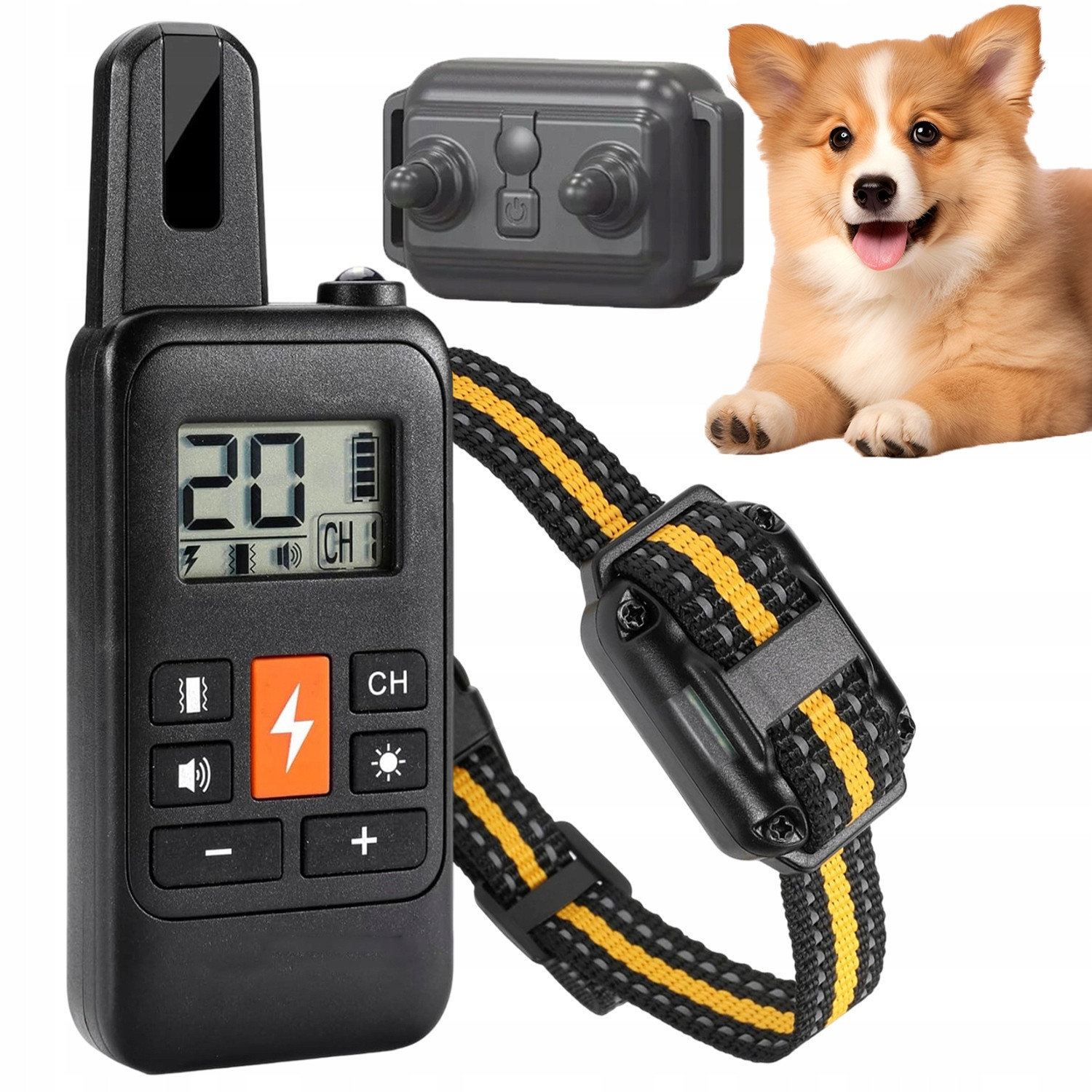 Elektrický Výcvikový Obojek Pro Psa Na Výcvik Voděodolný 800M Dálkové Ovládání
