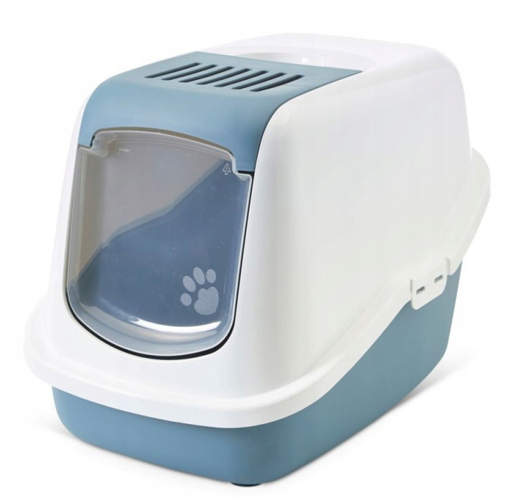 Savic-toaleta Pro Kočky Nestor Earth Blue 56x39x38,5cm /4