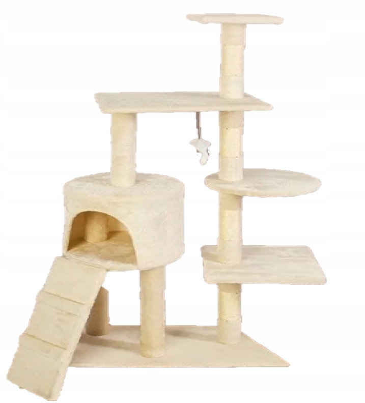 Škrabadlo nízké, škrabadlo vysoké, pelíšek, škrabací sloupek, Kitty 101-160cm