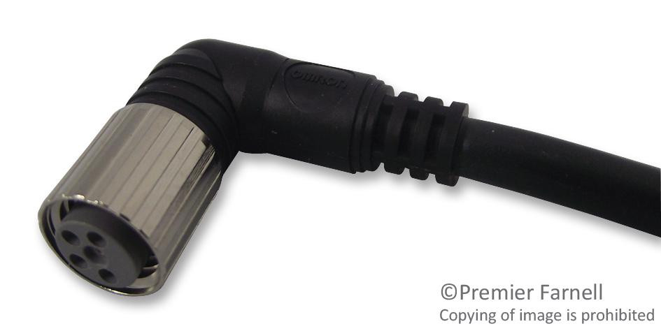 Omron Industrial Automation Xs3F-M422-402-A Lead, M8, F, 90Deg, 4Way, 2M