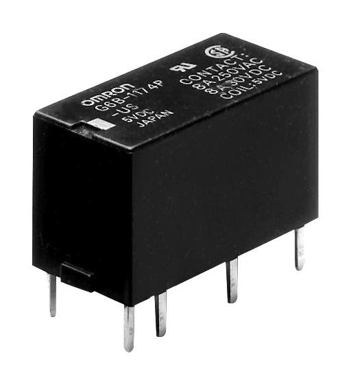 Omron Electronic Components G6Ck-2114P-Us  Dc5 Power Relay, Spst-No/nc, 5Vdc, 8A, Tht