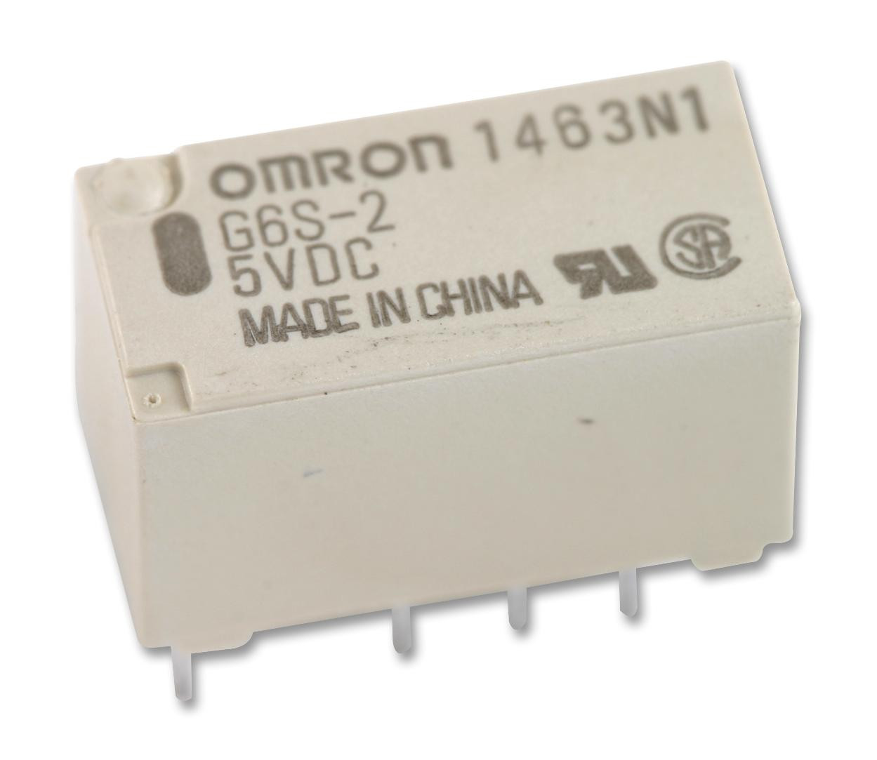 Omron Electronic Components G6S-2 Dc4.5 Signal Relay, Dpdt, 4.5Vdc, 2A, Tht