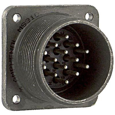 Amphenol Industrial Ms3102R20-4P. Circular Conn, Rcpt, 20-4, Box Mount