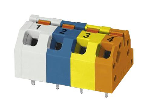 Phoenix Contact 1071100 Terminal Block, Wtb, 4Pos, 24-16Awg