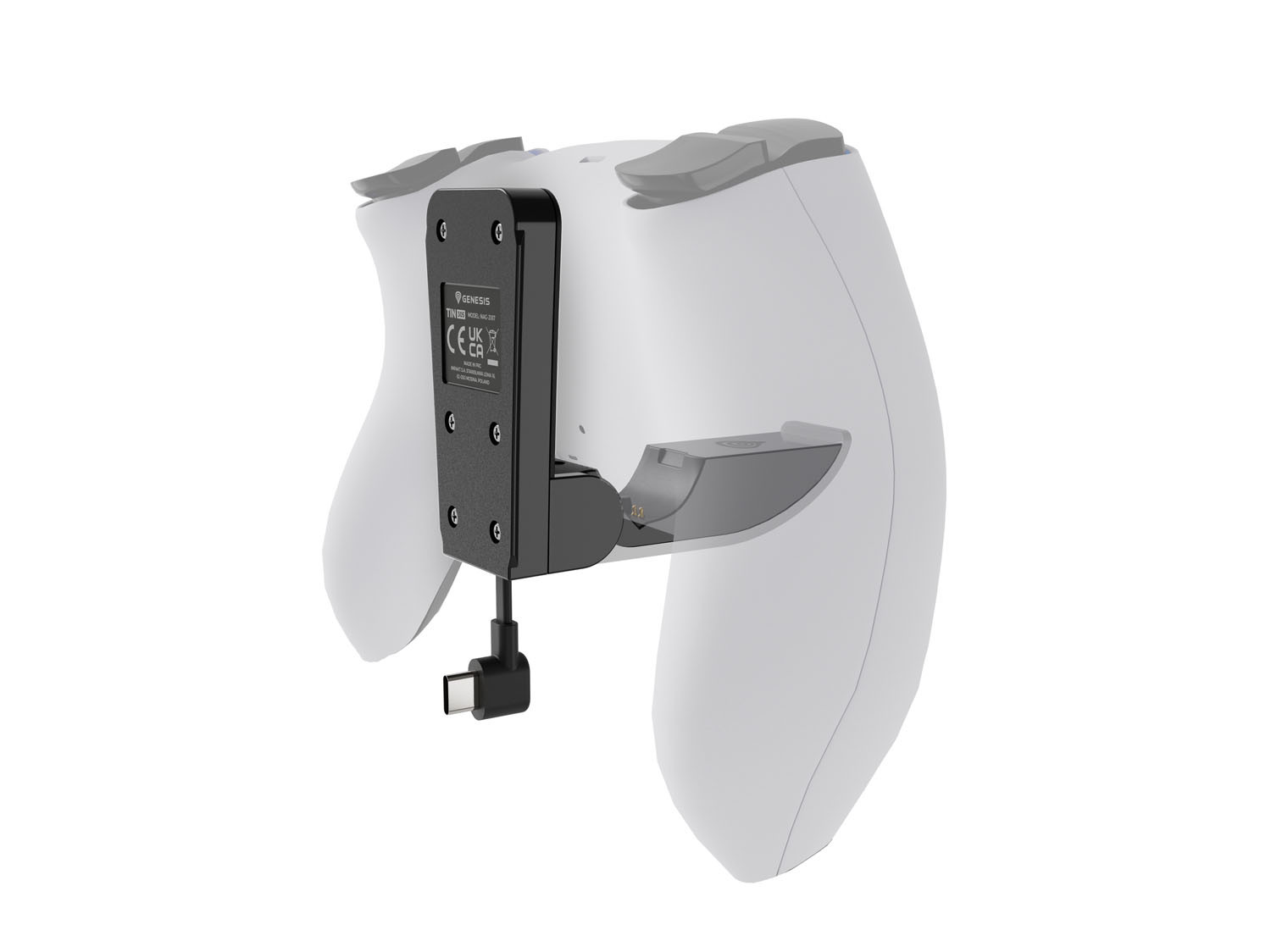 Nabíječka Genesis TIN 305 pro gamepad konzole PS5 SLIM, černá / bílá